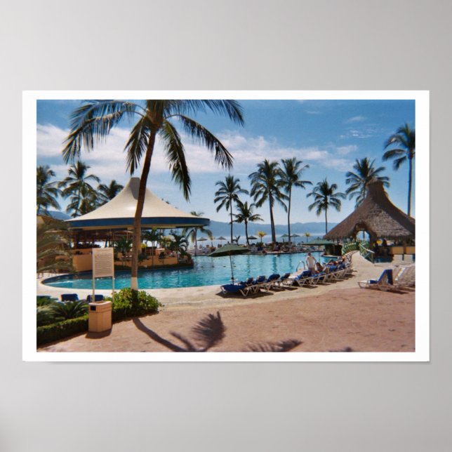 Puerto Vallarta Resort Bassäng Poster (Framsidan)