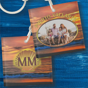 Puerto Vallarta Solnedgång 1577 Familj
