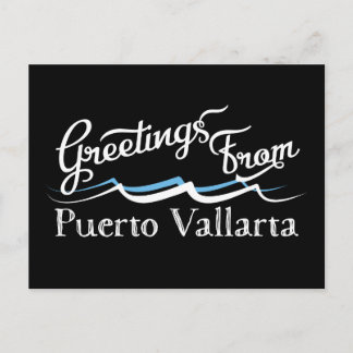 Puerto Vallarta Vatten Vinkarare Vykort