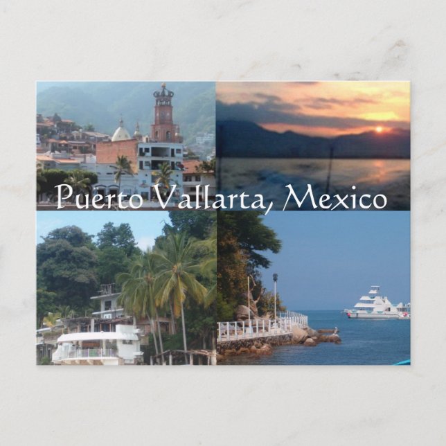 Puerto Vallarta, vykort (Framsida)