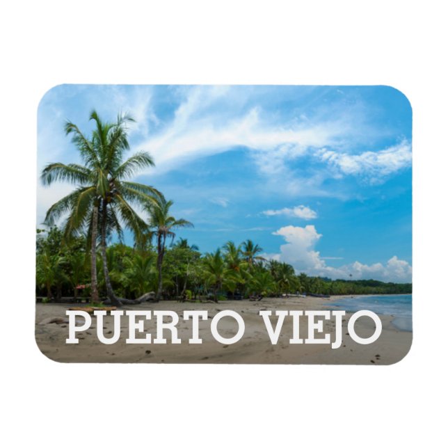 Puerto Viejo Beach Magnet (Horisontell)
