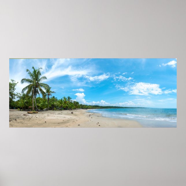 Puerto Viejo Beach Poster (Framsidan)