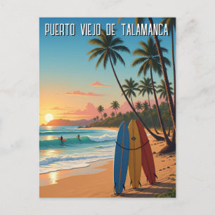 Puerto Viejo de Talamanca Costa Rica Travel Vykort