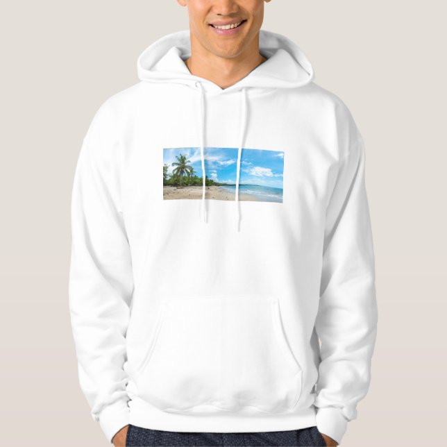 Puerto Viejo strand Sweatshirt Med Luva (Framsida)