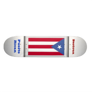 PuertoRican - Boricua Old School Skateboard Bräda 21,6 Cm