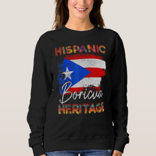 Puertoricansk flagga Hispanic Heritage Boricua Pue T Shirt