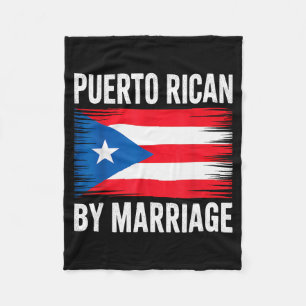 Puertoricansk genom äktenskap Puerto Rico Fleecefilt