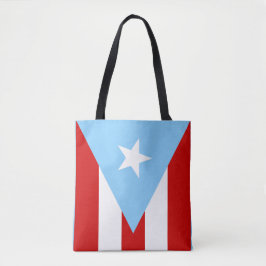 Puertoricanska flaggor tygkasse