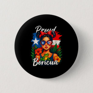 Puertoricanska Flickor Boricua Puerto Rico Kultura Knapp