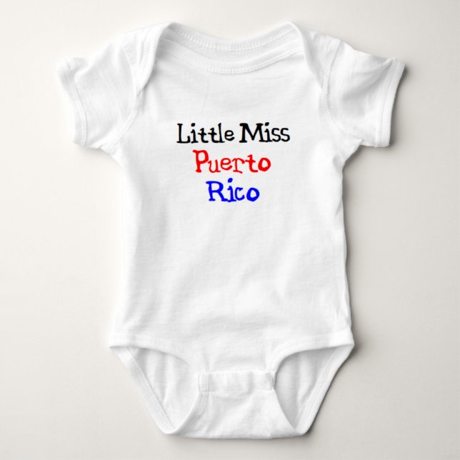 puertoricanska lilla fröken t shirt (Framsida)