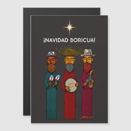 Puertoricanska tre kungar med musikalisk Parranda