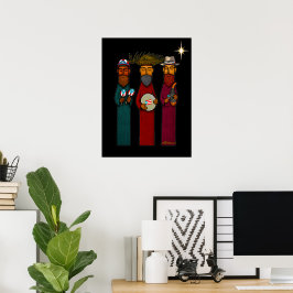 Puertoricanska tre vise män – Parranda Poster