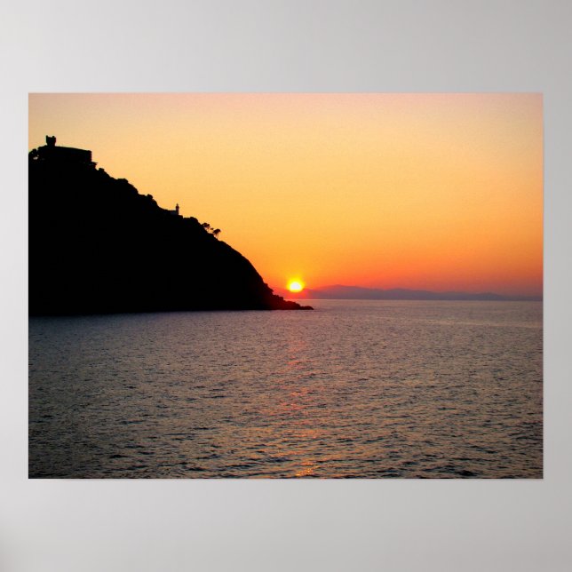Puesta de sol Donostia - San Sebastián - M1 Poster (Framsidan)