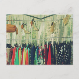 Puesto de ropa vykort
