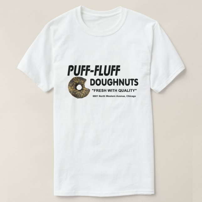 Puff ─ Fluff Doughnut, Chicago T Shirt (Design framsida)