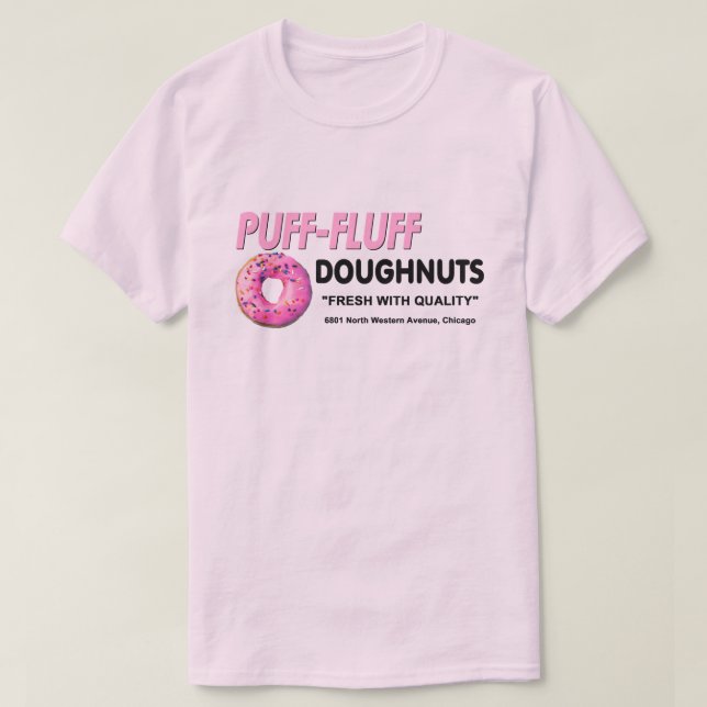Puff ─ Fluff Doughnut, Chicago T Shirt (Design framsida)
