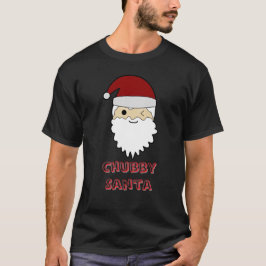 Puffa söta tomtens ansikte – förtjusande jultee t shirt