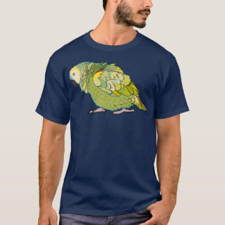Puffed Blue Fronted Amazon Parrot T Shirt