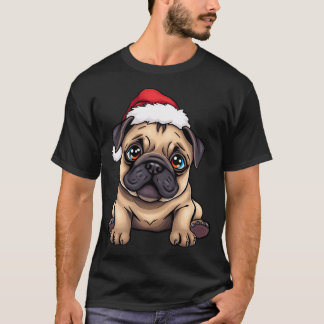 Puffeliga Pug jul T Shirt