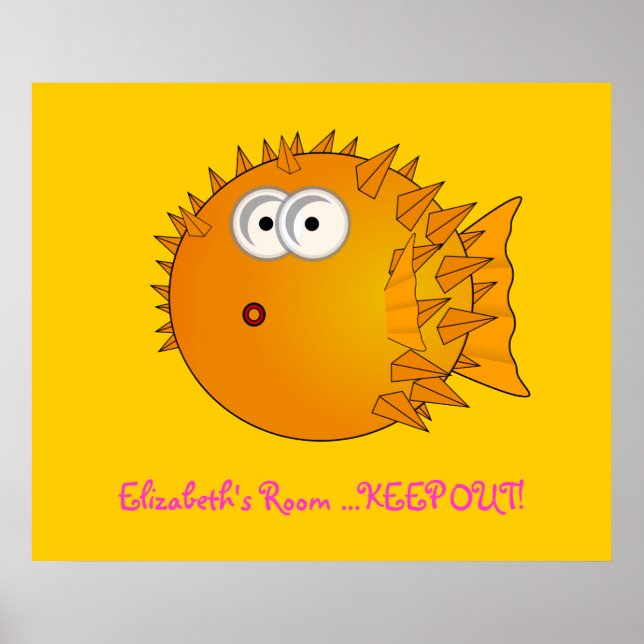 Puffer Fish - Bedroom Door Poster (Framsidan)