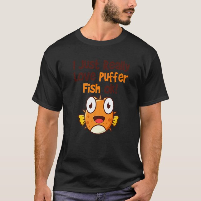 Puffer Fish Blowfish Puffer Fish 1 T Shirt (Framsida)