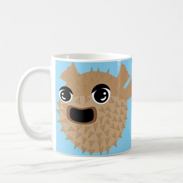 Puffer Fish Kaffemugg (Vänster)