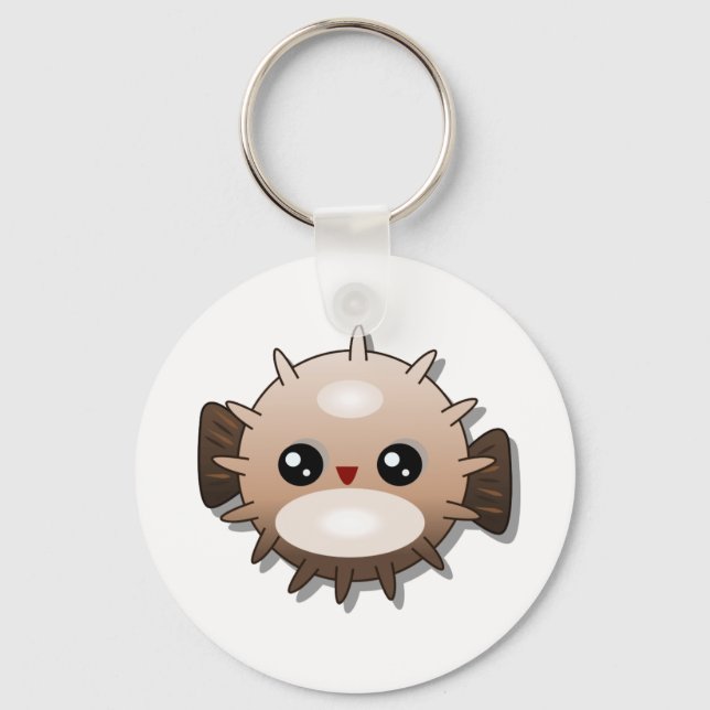 Puffer Fish Keychain Nyckelring (Framsida)