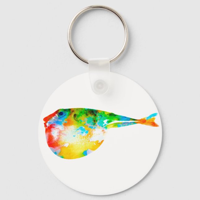 Puffer Fish Nyckelring (Framsida)