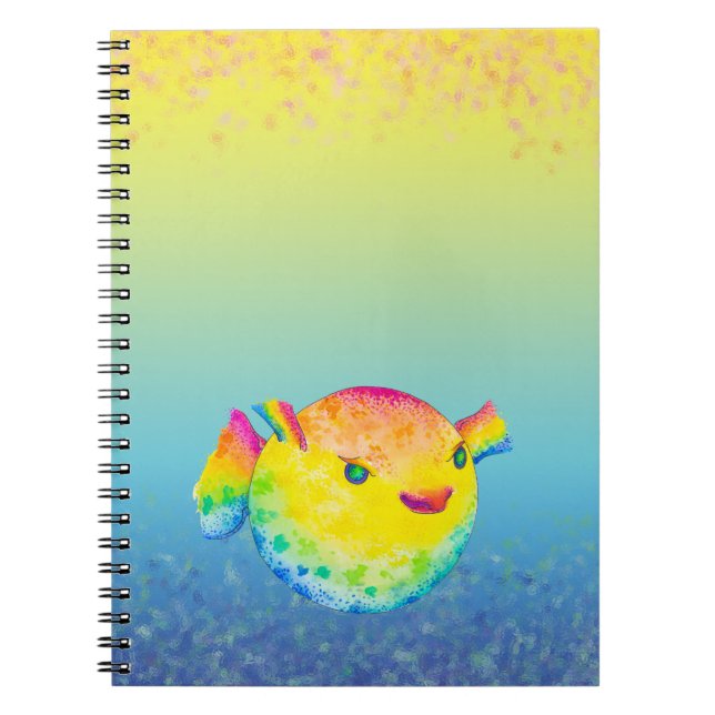 Pufferfisk Anteckningsbok (Framsidan)
