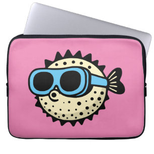 Pufferfisk Laptop Fodral