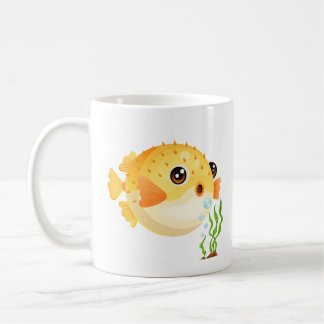 Pufferfisk med sjögräs-kaffe Mugg