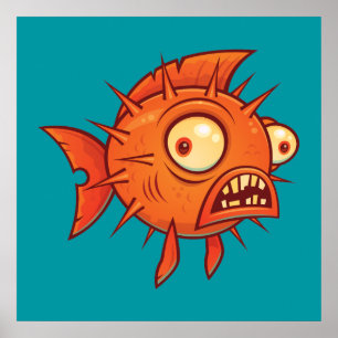 Pufferfisk Poster