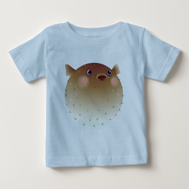 Pufferfisk T-shirt (Framsida)