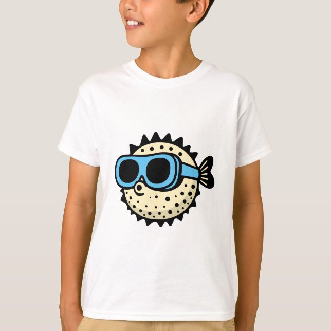 Pufferfisk T Shirt (Framsida)