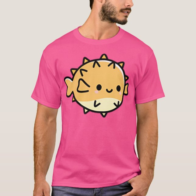 Pufferfisk T Shirt (Framsida)