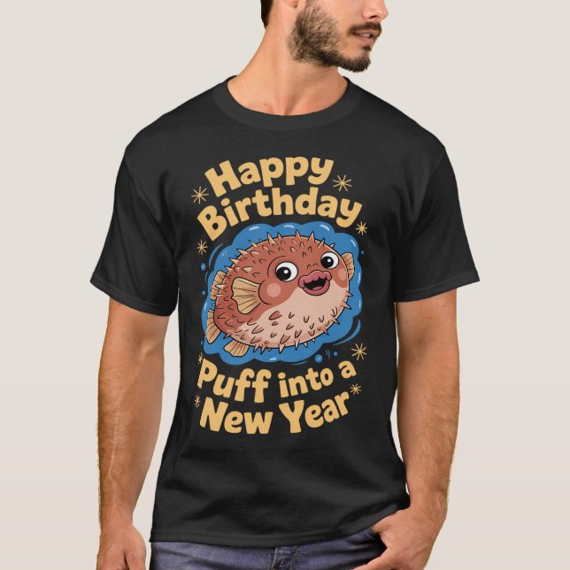 Pufffisk Kommer Att Puffa Fisk Söt Humor ( T Shirt (Framsida)