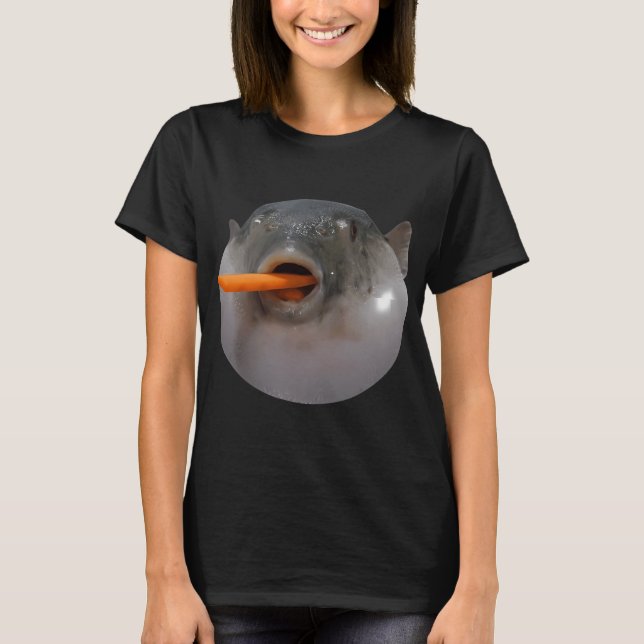 Pufffisk Meme T Shirt (Framsida)