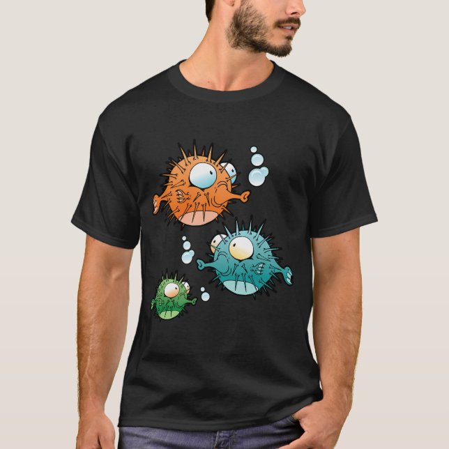 Pufffisk! T Shirt (Framsida)