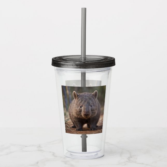 "Puffiga charm: Den förtjusande australiensiska vo Take Away Mugg (Framsida)