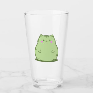Puffiga Matcha Gröna Kattungar Glaskopp