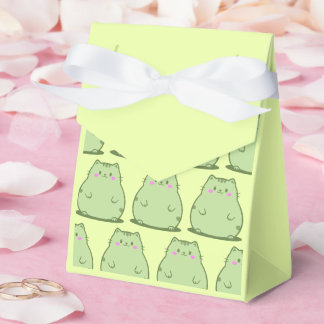 Puffiga Matcha Gröna Kattungar Presentaskar
