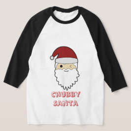 Puffiga söta tomtens ansikte – förtjusande jul-t-s t shirt