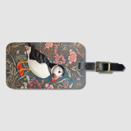 Puffin and Sea Thrift Flowers William Morris Bagagebricka