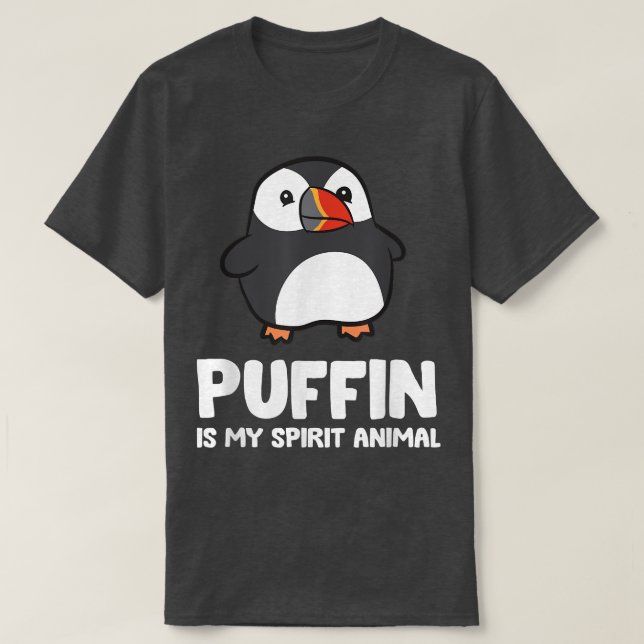Puffin är min sjörädda fågel Puffins T Shirt (Design framsida)