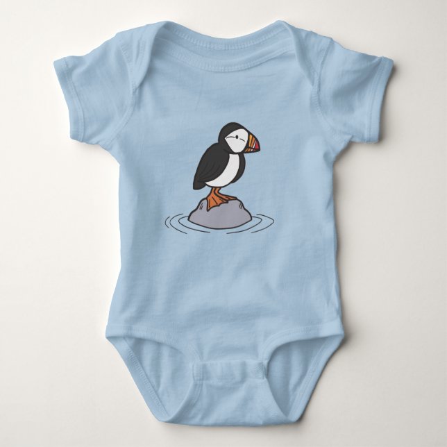Puffin Baby T Shirt (Framsida)