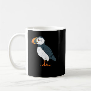 Puffin Bird Funny Island SeaBird Älskare Gift Mana Kaffemugg