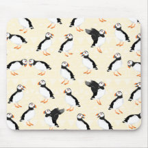 Puffin Birds Mönster