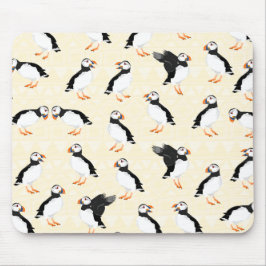 Puffin Birds Mönster Musmatta
