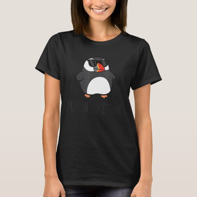 Puffin Fantastisk Sea Bird Puffins T Shirt (Framsida)