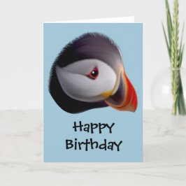 Puffin Grattis på födelsedagen-kort Kort